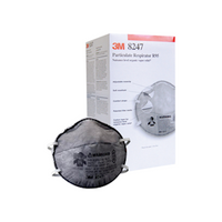 3M Particulate Respirator R95, with Carbon Filter for Organic Vapour, 20/Box Box