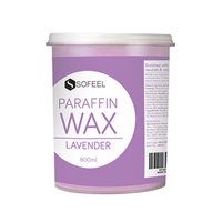 Sofeel Paraffin Waxes, Lavender, 800ml Jar, Purple Colour, Each