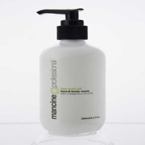 Mancine Hand and Body Wash, 2 Percent Tea Tree Oil, 300mL Pump Bottle, Each Bottle