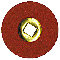 Moore's Paper Disc Brass Centre, Adalox Medium, 5/8 Inch, 50/Pack Pack