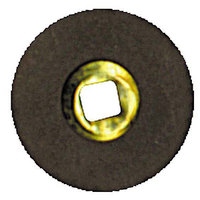 Moore's Paper Disc Brass Centre, Crocus Fine, 5/8 Inch, 50/Pack Pack