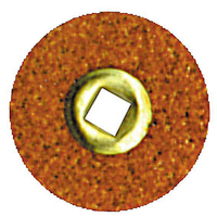 Moore's Paper Disc Brass Centre, Emery Medium, 5/8 Inch, 50/Pack Pack