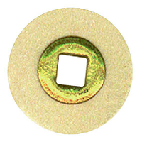 Moore's Paper Disc Brass Centre, Sand Fine, 1/2 Inch, 50/Pack Pack