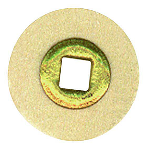 Moore's Paper Disc Brass Centre, Sand Fine, 1/2 Inch, 50/Pack Pack