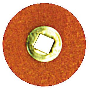 Moore's Plastic Disc Brass Centre, Garnet Extra Fine, 2 Inches, 50/Pack Pack