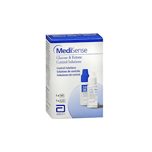 MediSense Glucose and Ketone Control Solutions, Hi/Low, Each Each
