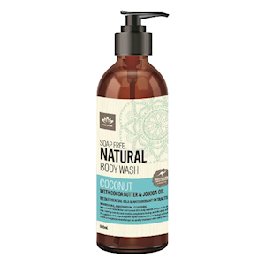 Nelum Body Wash 500ml, Coconut with Cocoa Butter & Jojoba Oil, Revitalising, Deep Moisturising Blend, Each