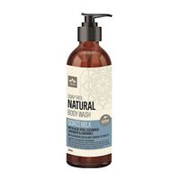 Nelum Body Wash 500ml, Natural Goats Milk, Aloe Vera, Cucumber & Lavender, Soothing, Calming Cream-Based Wash, Each