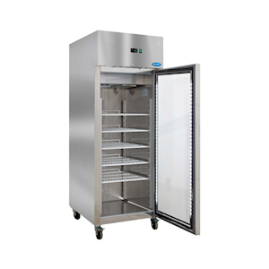 Nuline Lab Glass Fridge, MF70TNG, Fan Force System, 700L, 740(W) x 830(D) x 2050(H) mm, 5 Adjustable Shelves 120kg, Each Each