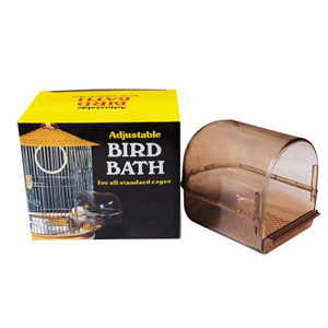 Bird Bath Cage, Round, 13.2 x 9.5 x 10.7 cm, 90 grams, Each Each