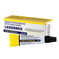 Ozdent Ledermix Paste, 5 Grams, Tube, Intracanal Medicament, For Root Canal Treatments, Each
