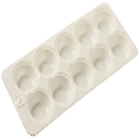10 Well Recyclable Plastic Palette For Paint & Ink, 265X110mm, Ea Pack