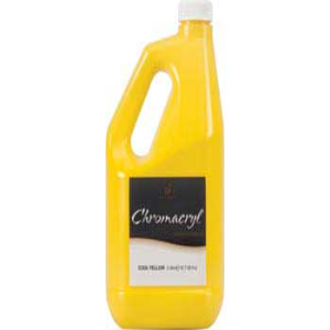 PAINT ACRYLIC STUDENT'S GRADE YELLOW 2L Each