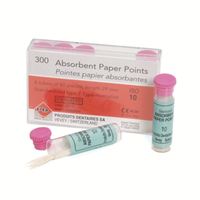 PD Absorbent Paper Points, ISO Size No. 120, Biodegradable, Sterile, Blue, 50/Vial, 6 Vials/Pack Pack