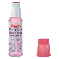 Roll 'N' Glue Pentel 30Ml Pink Each Each