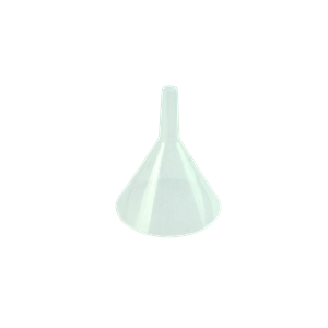 Filter Funnel 94mm Top Diameter, 15.7 to 12mm Stem Diameter, 30mm Stem Length, Recyclable Plastic, Food Grade, Each Each