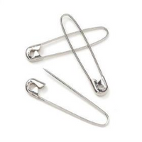 Safety Pins Umbrella, 38mm, Nichel, 25/Box Each