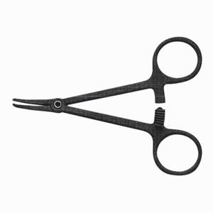 Kelly Hemostatic Forceps, 14cm, Straight, Recyclable Plastic, Each
