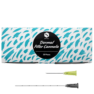 Sofeel Dermal Filler Cannula, 22G x 50mm, Ultra-Thin Wall (UTW), with TGA, 20 Pieces/Box