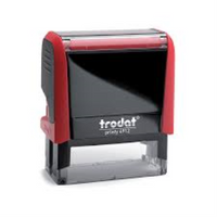 TRODAT 4912 17MM X 47MM RED ** DIRECT DEPOSIT ** Each