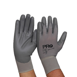 Prolite Polyurethane PU Coated Synthetic Grip Gloves, Size 7, 12 Pairs/Bag Bag