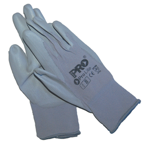 Prolite Polyurethane PU Coated Synthetic Grip Gloves, Size 7, 12 Pairs/Bag Bag