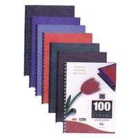 LEATHERGRAIN COVERS BLUE A4 PACK/100 Pack