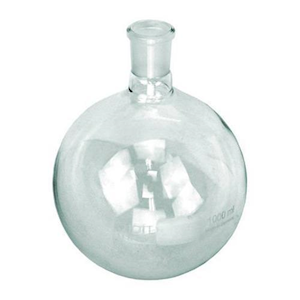 Flask, Round Bottom, 100ml, Short Neck, 14/23 Socket Joint, Borosilicate Glass, Each Each