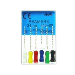 Reamers 21mm, No. 45/80 , 6/Pack Pack