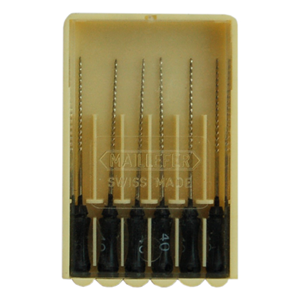 Maillefer Reamers 25mm #40 6/pk Pack