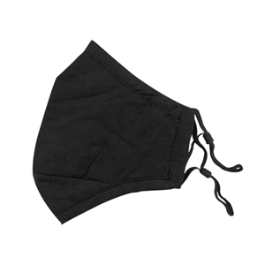 Livingstone Cloth Adult Face Mask, Reusable, Washable, 2-Ply, 100pct Cotton, 24 x 14cm, Black, Each Each