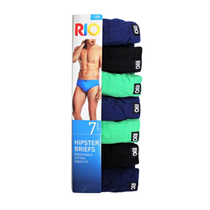Rio Men Plain Hipster Briefs