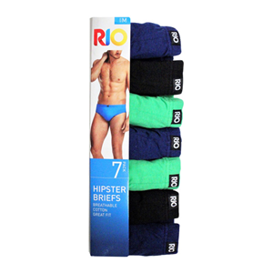 Rio Men Plain Hipster Briefs