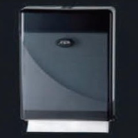 Royal Touch Compact Hand Towel Dispenser, 35 x 23 x 8.6cm, for RT66090, Black, Each Each