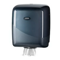 Royal Touch Centre Pull Towel Dispenser L230 x W250 x H360mm , for RT66070, 265 x 260 x 230mm, Pearl Black, Each Each