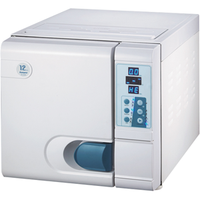Runyes Autoclave, Class B and S, 12L, 230mm Diameter, 360mm Depth, 560 x 410 x 405mm External Dimensions, with Removable Rack, Each Each