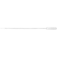 Samco Narrow Stem Transfer Pipettes 242,Short Stem,4.0mL Capacity,8.5L cm, 2.5D mm Stem,3.0mL Bulb Draw,25 Drops/mL,NonSterile,500/Pk Box