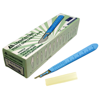Out of Date, LIV Disposable Scalpel, Stainless Steel Blade Size 15, Attached to Handle, 10/Box, Price Discounted, While Stocks last Box