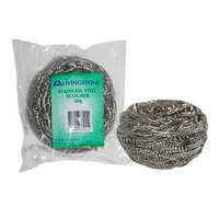 Livingstone Stainless Steel Scourers, 50g, 1 Piece/Bag, 10 Bags/Box Box