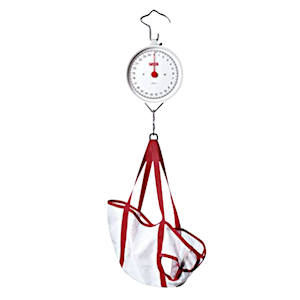 Seca 310 Dial Hanging Scale, 220(L) x 225(W) x 52(H) mm, with Sling, Capacity: 25kg, Each Each
