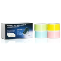 SEIKO LABELS 28X89MM ASSTD COL 130/ROLL 4/BX Box