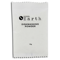 Sofeel Earth Dishwashing Powder, 10g Pack, 500 Packs/Carton Carton