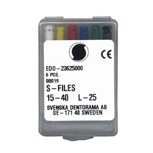 Liv S Files 25mm #15-40 6/bx Cc Box