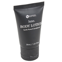 Sofeel Luxe Body Lotion, Vanilla Flower and Sandalwood, 30ml Cap Top Bottles, 300/Carton Carton