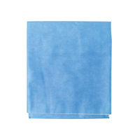 Softmed Sterilisation Wrap, 101 x 101cm, 47GSM, 100pct PP, Two Layers, Lightweight, LintFree, Single-use, Blue/White, 4/Pk, 96 Wraps/Carton Carton