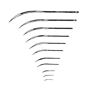 Livingstone Suture Needles Triangular Cutting 1/2 Curved