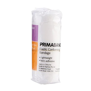 Smith & Nephew Primaband Elastic Conforming Bandage, 7.5cm x 1.75m, Non-Adhesive, Lightweight, 12 Pieces/Carton Carton