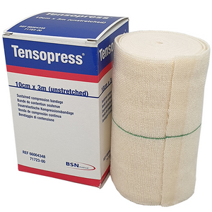Smith & Nephew Yellow Line Tenopress Band, 10cm, 10 Packets/Box Box