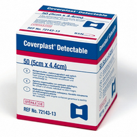 Coverplast Detectable Fingertips, 5 x 4.4cm, Sterile, 50/Box Box