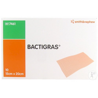 BACTIGRAS A/SEPTIC PRFFN GZE 15X20CM 10/BX Box